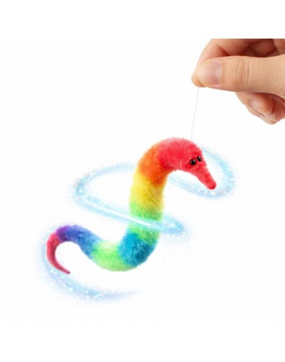 магическо червейче twisty worm играчка в ръка